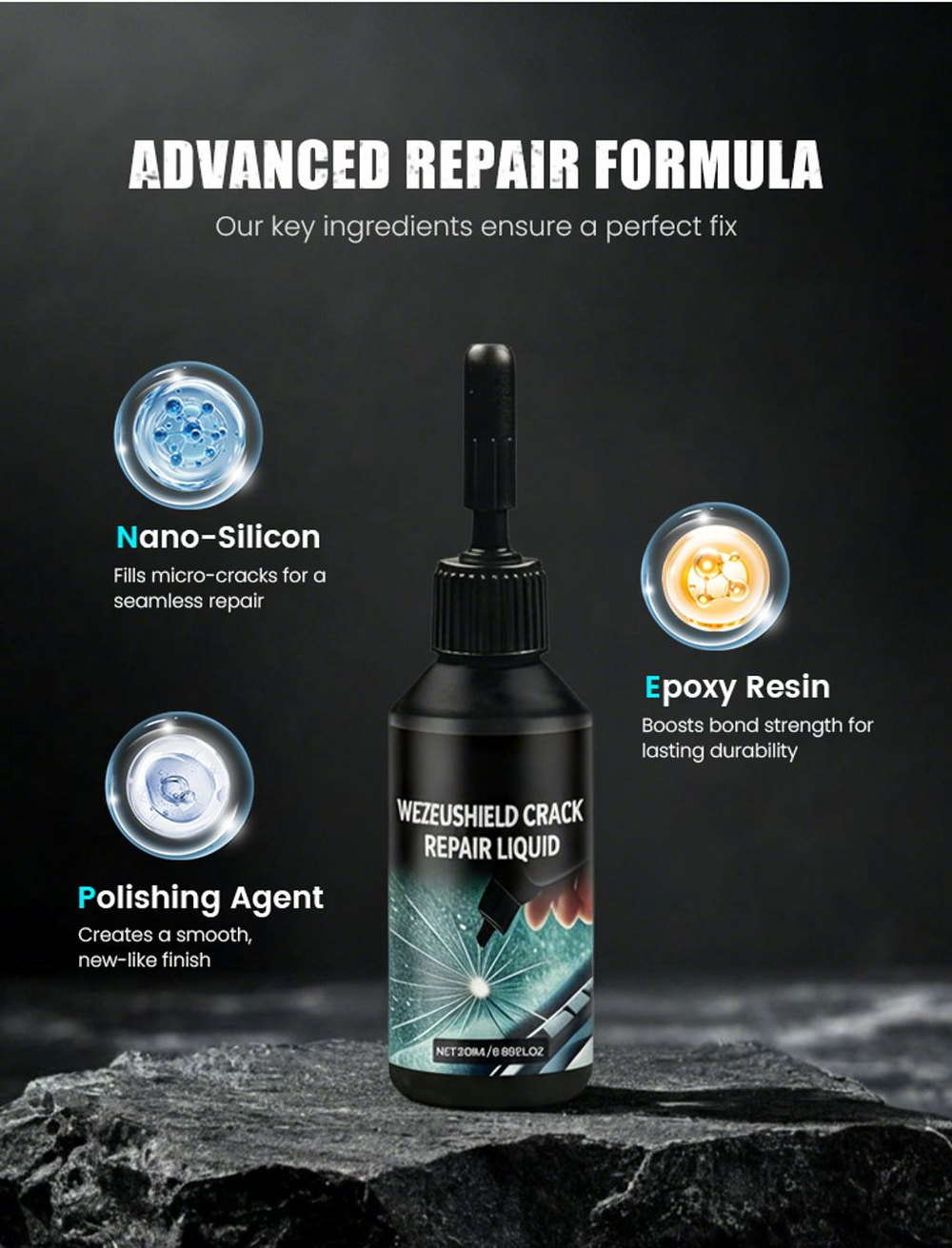 🔥2026 New Car Windshield Crack Repair Fluid 🔥